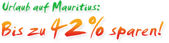 Urlaub auf Mauritius: Bis zu 42 Prozent sparen!